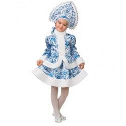 Карнавальный костюм «Снегурочка», для девочки